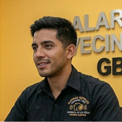 Juan de Dios técnico instalador sirenas alarmas vecinales GBA